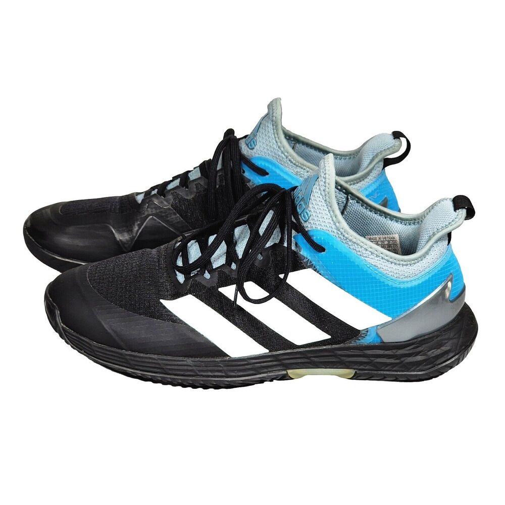 Adidas Adizero Ubersonic 4 M Heat Black Blue Men's Shoe Size 10.5